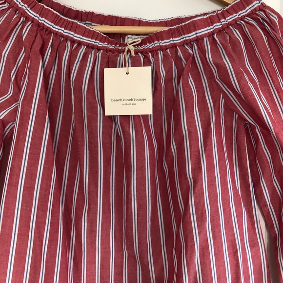 BeachLunchLoung Off-The-Shoulder Blouse - Picture 2 of 8